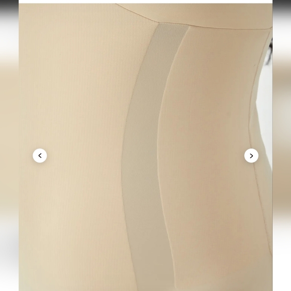 Bali Ultimate Smoothing Firm Control Bodysuit in Almond Large NWT - Picture 4 of 14